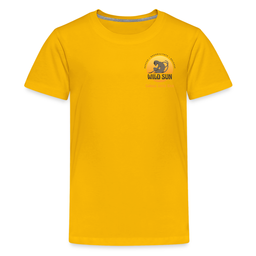 Go Wild Kids' Premium T-Shirt - sun yellow